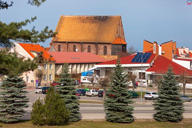 Frombork, centrum z kosciolem sw. Miklaja